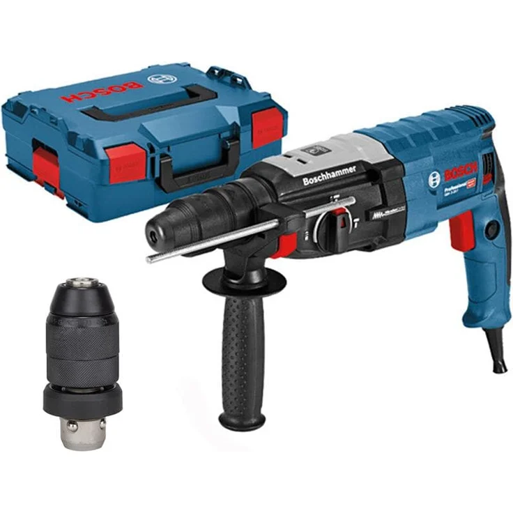 Bosch Professional Bohrhammer GBH 2-28 F (SDS-Plus-Wechselfutter, 13 mm Schnellspannbohrfutter, bis 28 mm Bohr-Ø, Rückschlag-Schutz, in L-BOXX) – Bild 1