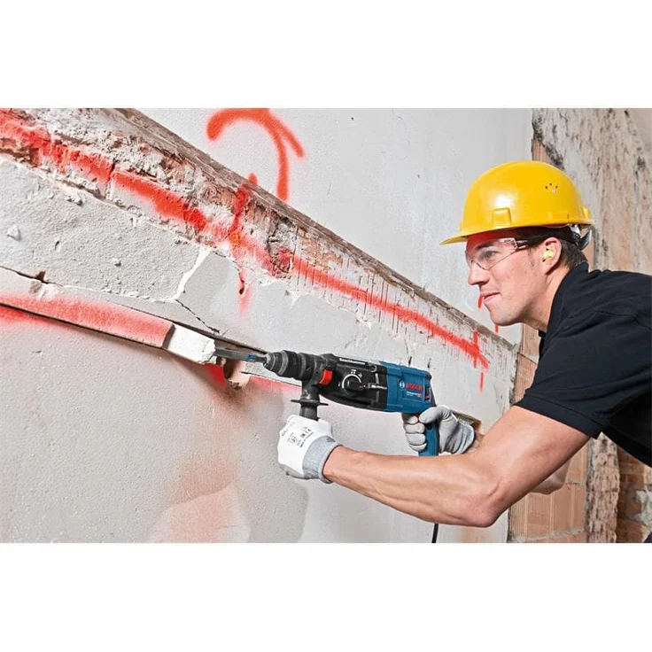Bosch Professional Bohrhammer GBH 2-28 F (SDS-Plus-Wechselfutter, 13 mm Schnellspannbohrfutter, bis 28 mm Bohr-Ø, Rückschlag-Schutz, in L-BOXX) – Bild 6
