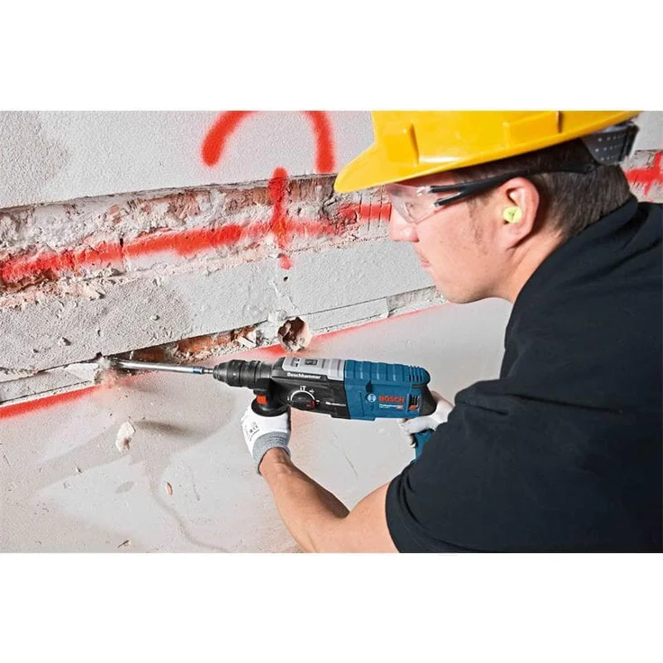 Bosch Professional Bohrhammer GBH 2-28 F (SDS-Plus-Wechselfutter, 13 mm Schnellspannbohrfutter, bis 28 mm Bohr-Ø, Rückschlag-Schutz, in L-BOXX) – Bild 8