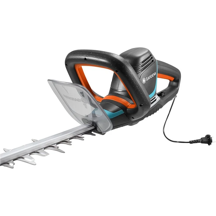 GARDENA Elektro-Heckenschere PowerCut 700-65: Heckenschneider mit 700 W Motorleistung, 65 cm Messerlänge, 27 mm Messeröffnung, ergonomischer Griff und Anschlagschutz (9835-20) – Bild 2