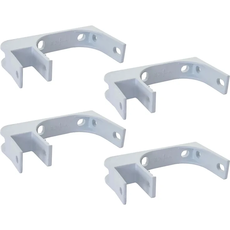 4x Deckenhalterung für Markise T792, Wandhalterung Deckenmontage Adapter