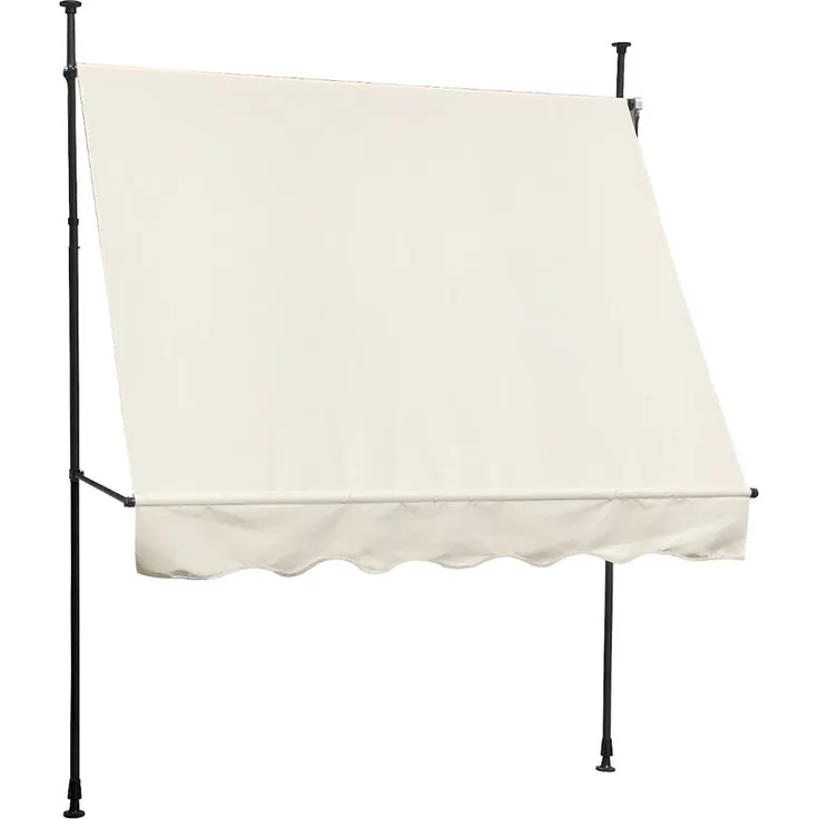 SVITA Klemmmarkise 300x150cm 280g/m² Balkonmarkise Sonnenschutz Markise Beige Creme