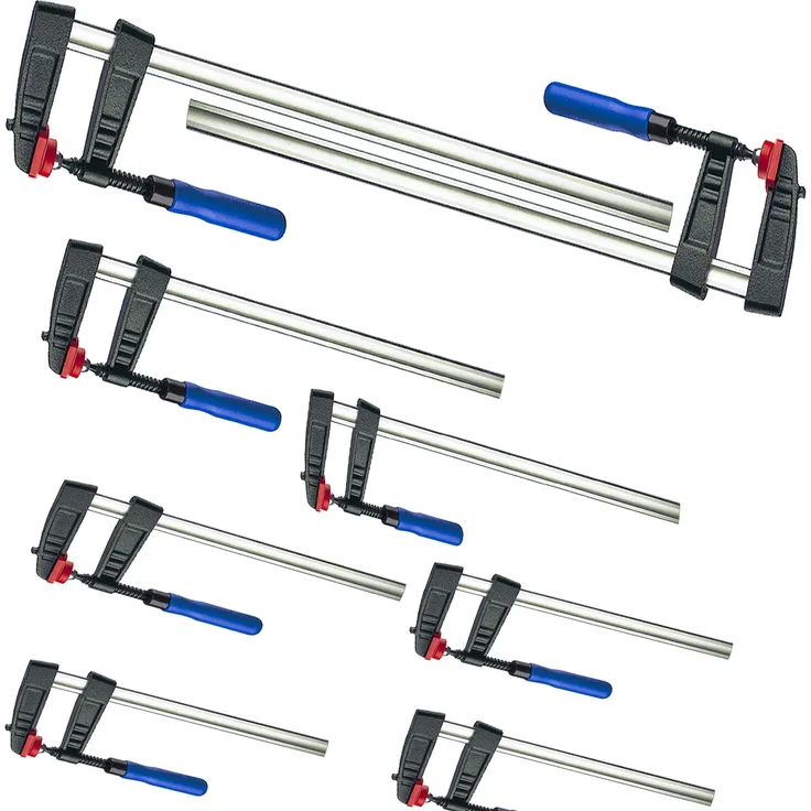 8 tlg Set Schraubzwingen 300-500-800-1000 120 je 2 Leimzwinge Zwingen
