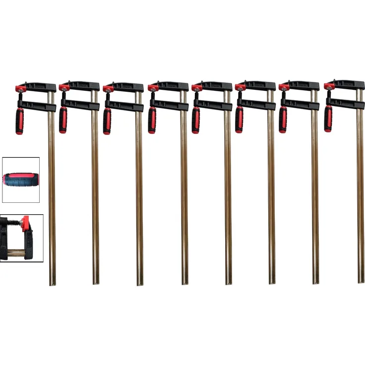 8x Profi Schraubzwinge 150x50 Zwinge Leimzwinge Klemmzwinge Temperguß