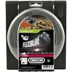 Mähfaden - Nylonfaden FLEXIBLADETM , geschärfte Rechteckkante für aggressive Leistung, beschichtetes und verstärktes Zahnprofil, geringe Lärmentwicklung , 4 mm x 21 m