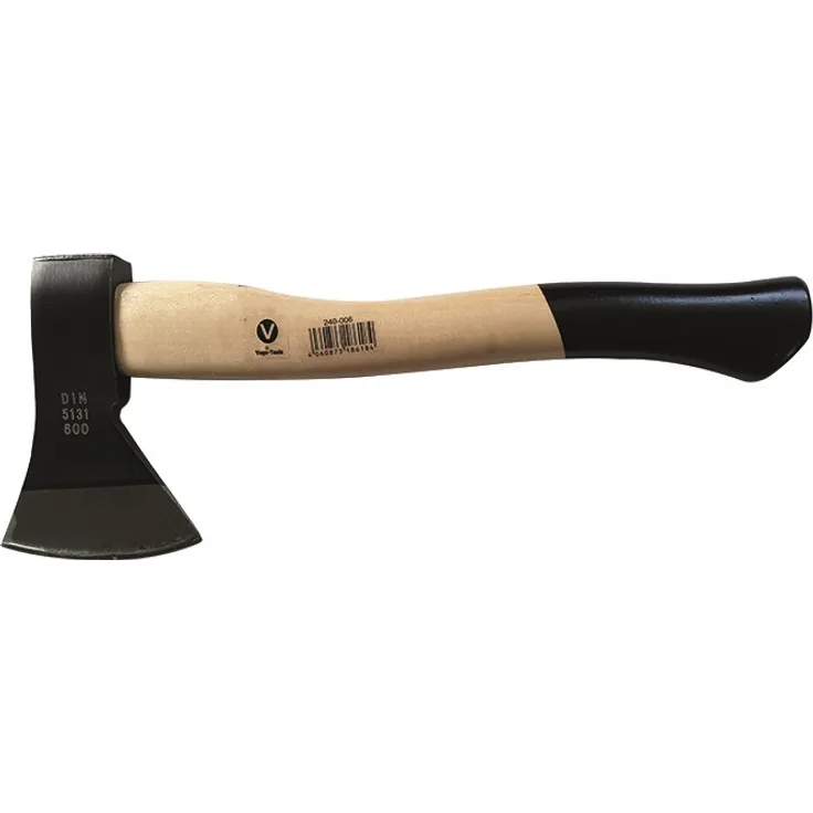 Vago-Tools Axt Haushaltsaxt Beil Gartenaxt Spaltaxt Holzaxt 600 g Holzstiel Holz