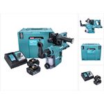 Makita DHR280RTWJ Akku Bohrhammer 36 V 2x 18 V 2,8 J SDS Plus Brushless, 2x Akku 5,0 Ah, Ladegerät, DX08 Staubabsaugung, Makpac