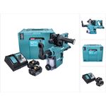 Makita DHR280RFWJ Akku Bohrhammer 36 V 2x 18 V 2,8 J SDS Plus Brushless, 2x Akku 3,0 Ah, Ladegerät, DX08 Staubabsaugung, Makpac