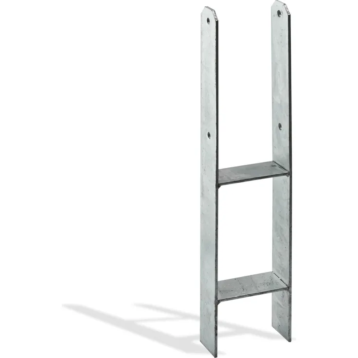 Pfostenträger H-Anker 71x60 feuerverzinkt Pfostenanker Pfosten Zaunpfosten