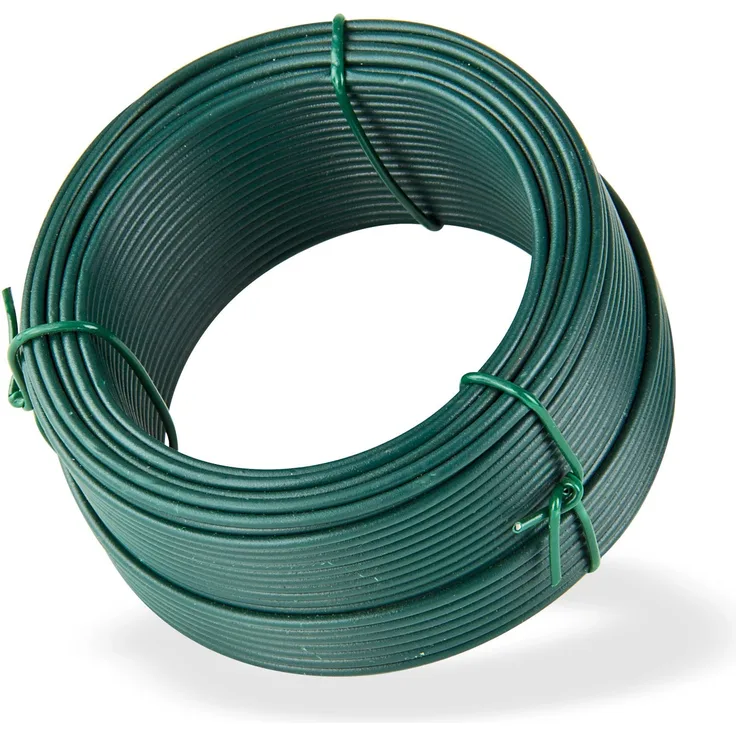 Bindedraht grün 25 m x 2,0 mm Wickeldraht Volierendraht Maschendraht Zaun Draht