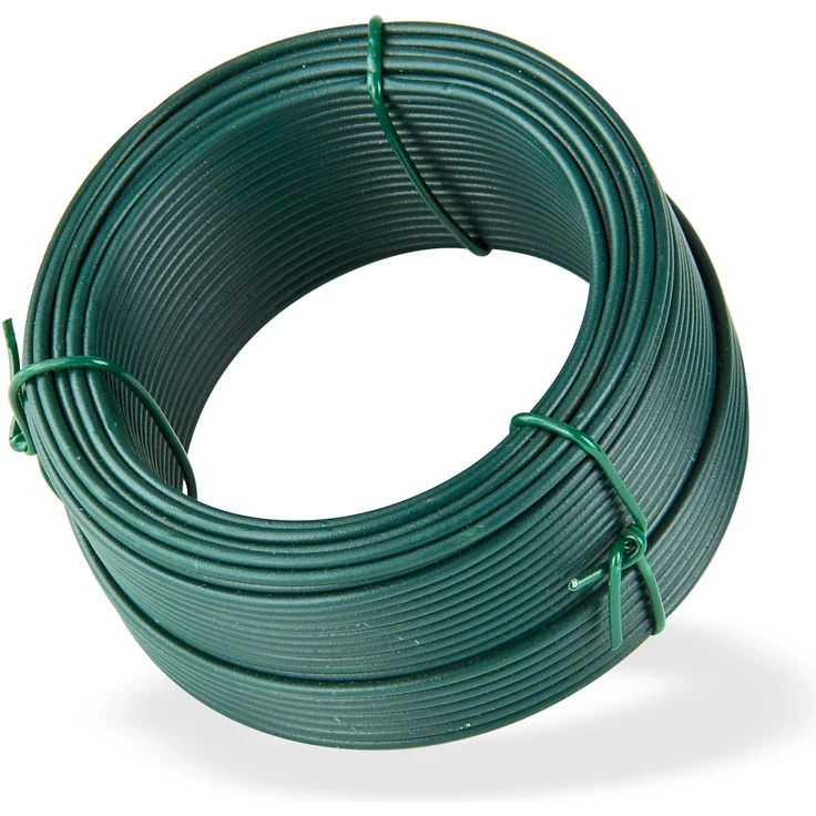 Bindedraht grün 25 m x 2,0 mm Wickeldraht Volierendraht Maschendraht Zaun Draht