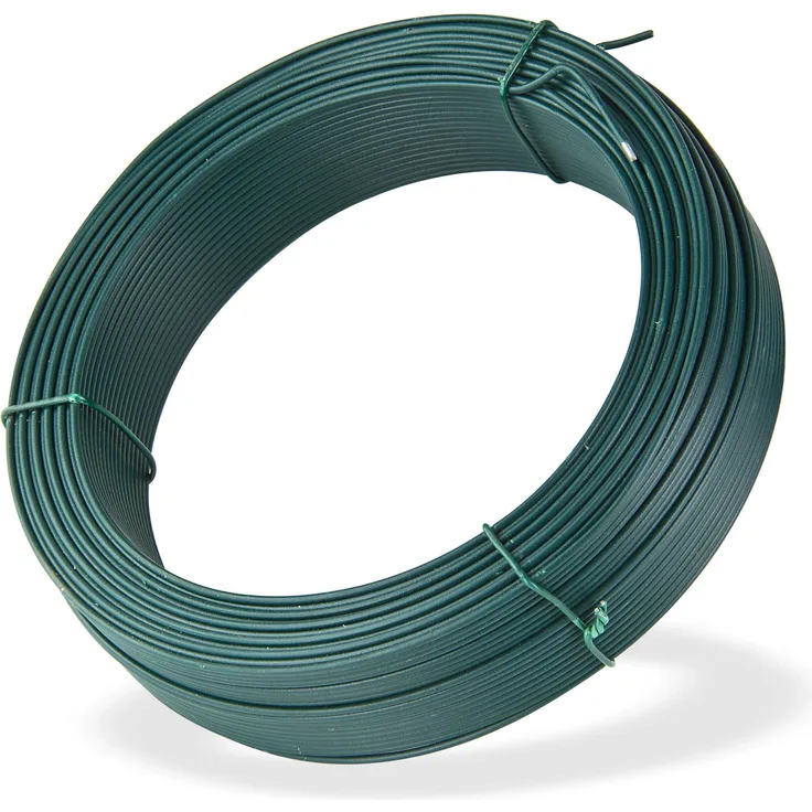 Bindedraht grün 100 m x 2,0 mm Wickeldraht Volierendraht Maschendraht Zaun Draht