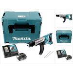 Makita DFR750RF1J Akku Magazinschrauber 18V 45-75mm, 1x Akku 3,0Ah, Ladegerät, Makpac