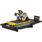 DeWalt Elektro-Fliesensäge D36000-QS, Fliesenschneider, Nasssäge mit großem Schnittbereich, 1600W