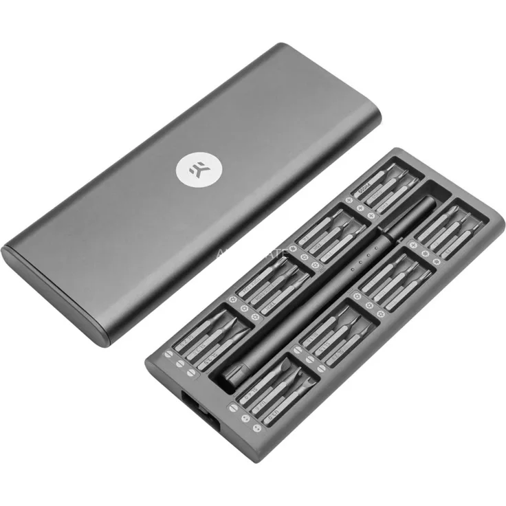 EKWB EK Loop Screwdriver Basic Set Bit-Satz, aluminium, 49-teilig