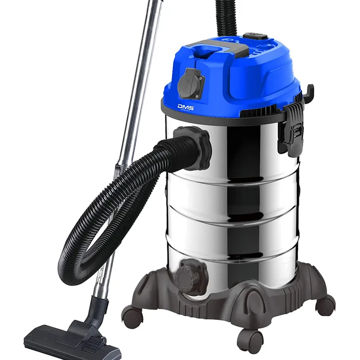 DMS Staubsauger 2300W Nass Trocken Industriestaubsauger 30L industriesauger blau