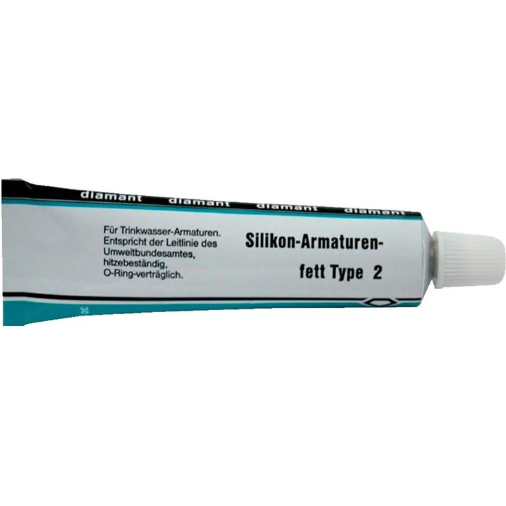 diamant 20x diamant Silikonfett Type 2, für Trinkwasserarmaturen 25g Tube