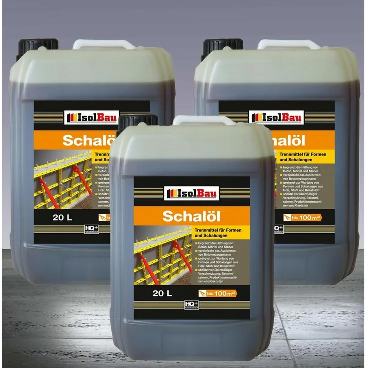ISOLBAU 60 L Schalöl Professional Schaloel Trennmittel Betontrennmittel Schalungsöl HQ