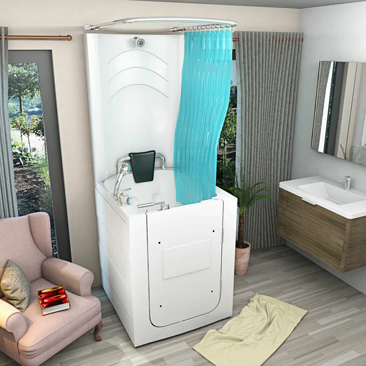 Senioren Dusche Sitzbadewanne Sitzwanne Badewanne mit Tür Pool S10D