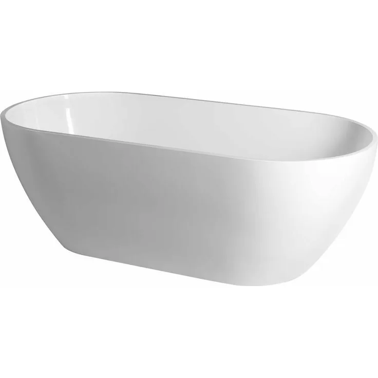 REDUTA Freistehende Badewanne 150x75x46cm, weiß