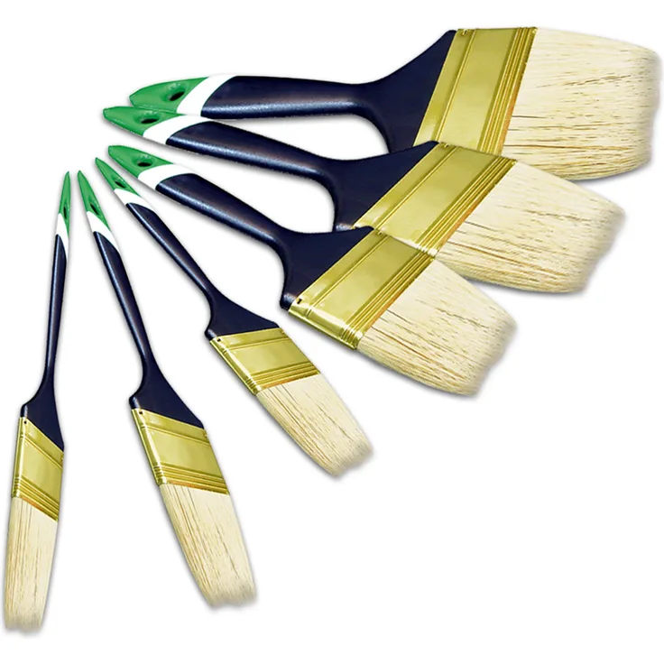 18 tlg Set Flachpinsel 25-38-50-63-75-100 mm je 3 Malerpinsel Pinsel