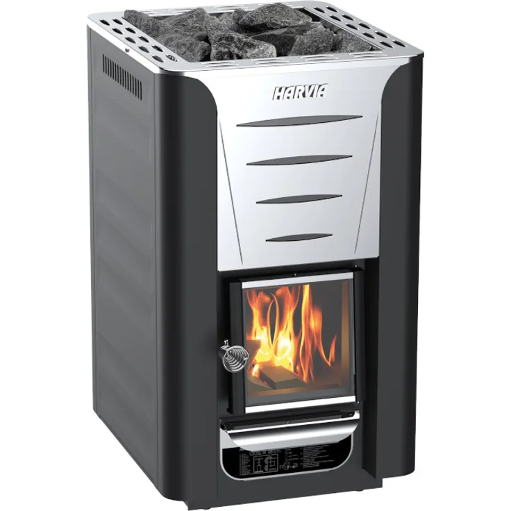 Harvia Holzofen The Harvia 20 Pro schwarz