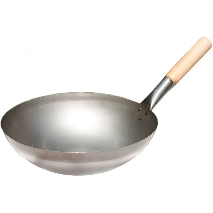 Paella World Wokpfanne Grillpfanne Stahl mit Holzgriff D 35 cm