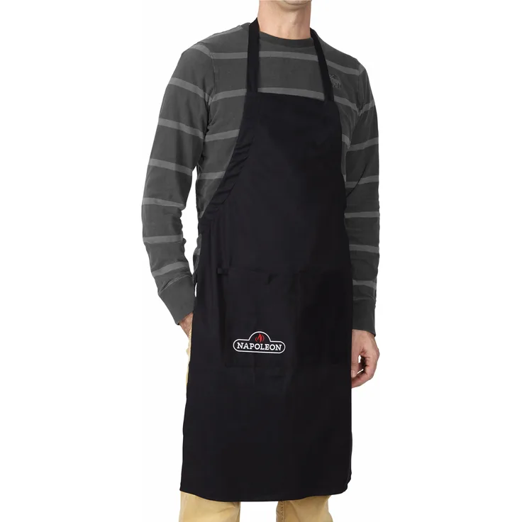 Napoleon Baumwollschürze Grillschürze Schwarz mit Napoleon Logo 62131