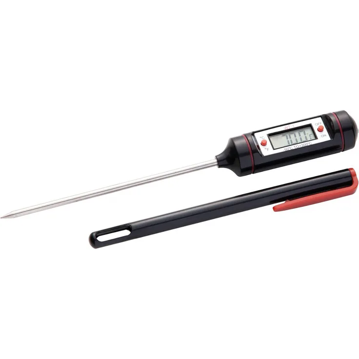 Allgrill Einstechthermometer 0-100°C 20 x 2 cm Fleischthermometer Grillthermometer