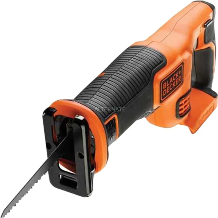 Black & Decker Akku-Säbelsäge BDCR18, 18Volt, orange/schwarz, Li-Ionen Akku 1,5Ah – Bild 1