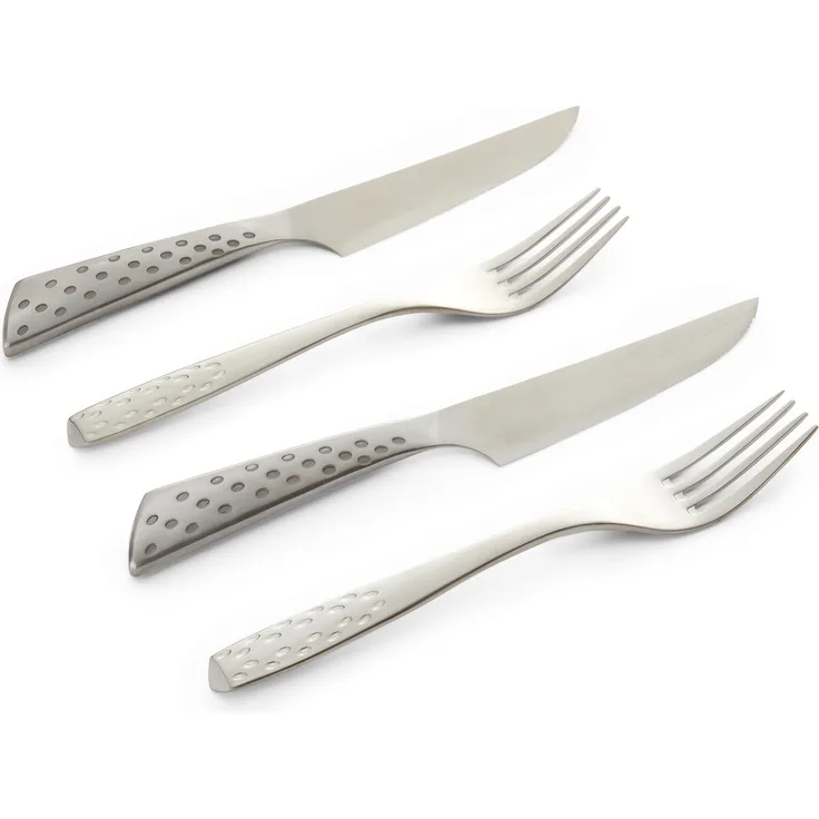 Weber Deluxe Steak-Set 4-teilig aus Edelstahl 17077