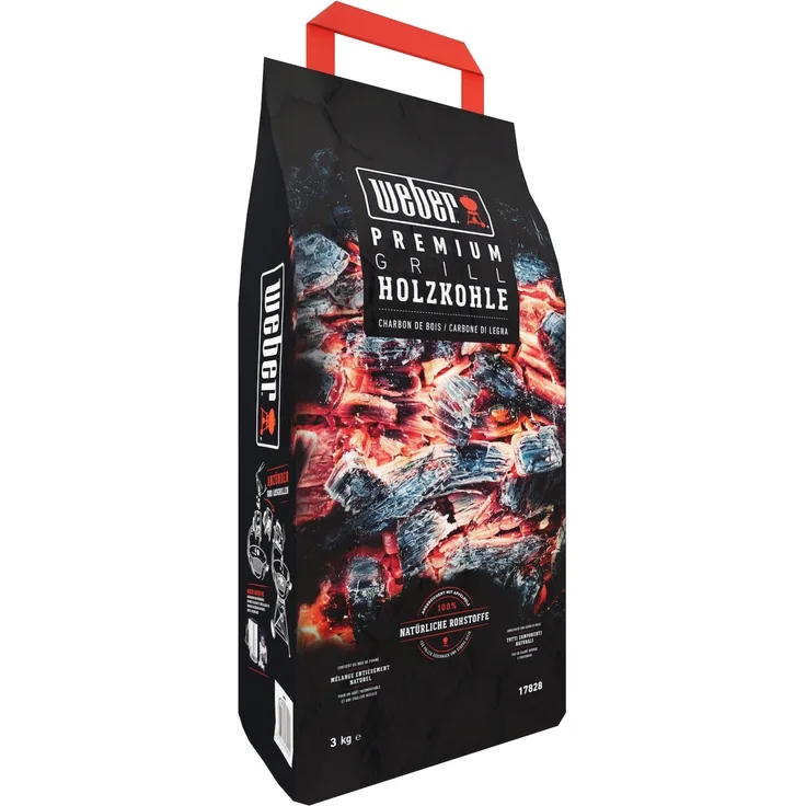 Weber Premium Holzkohle 3 kg