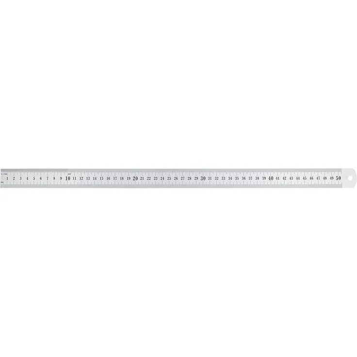 BGS technic Stahl-Maßstab biegsam Edelstahl rostfrei 0,5 m