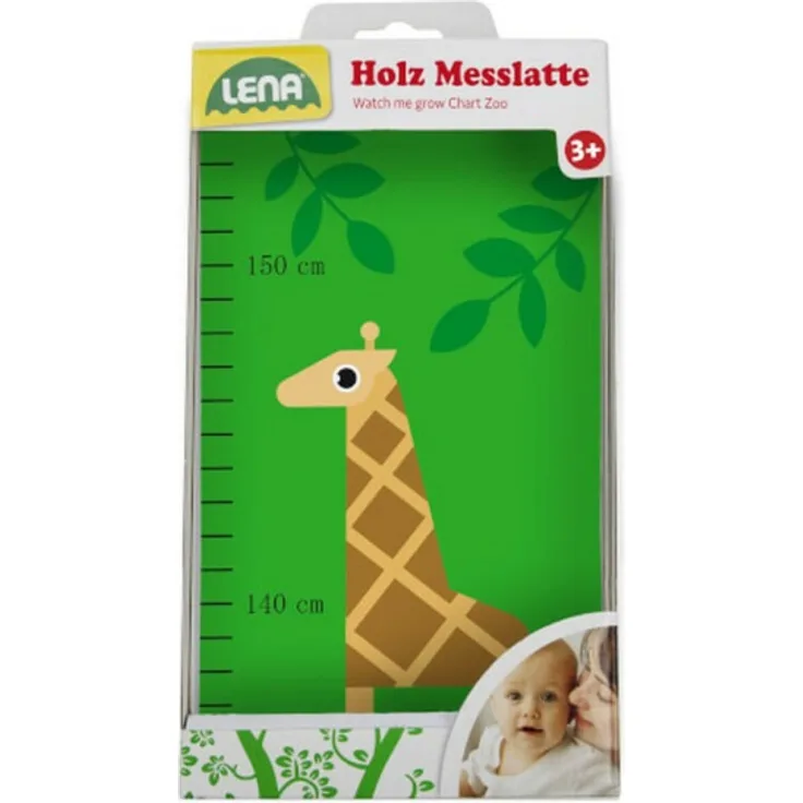 Lena Zollstock Zoo junior 90 cm Holz grün/blau 5-teilig