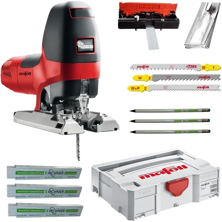 Mafell Präzisionsstichsäge P1cc MaxiMAX 230 V + 3x Zollstock + 3x Bleistift
