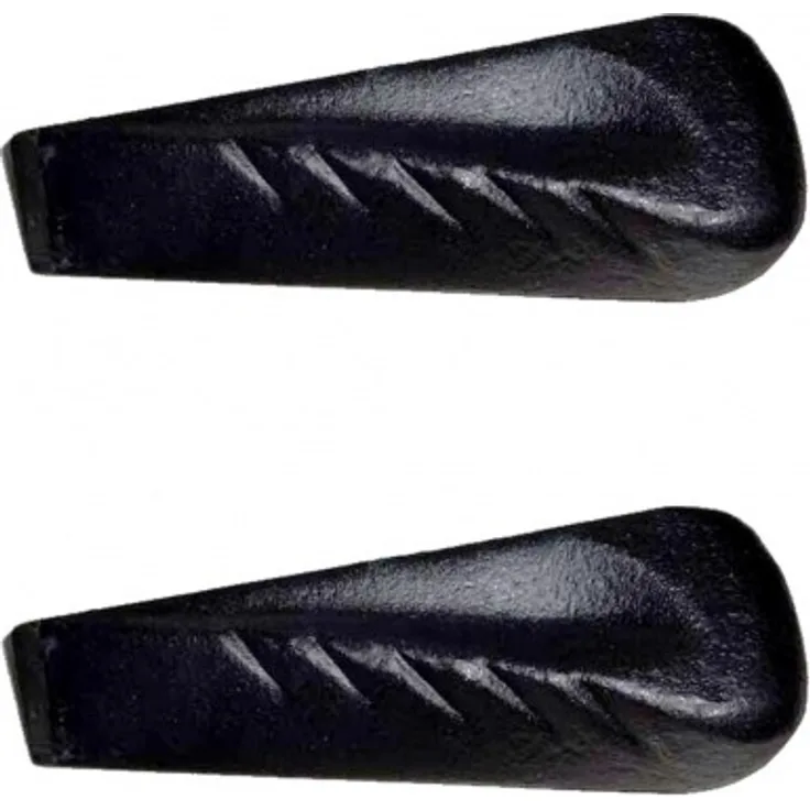 2x Drehspalt-Keil 21,5 x 6 cm - 2,25 kg schwer - Massiv & sicher - Spaltkeil Hol