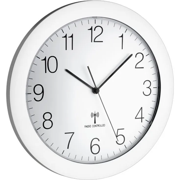 TFA-Dostmann Funk-Wanduhr mit Sweep-Uhrwerk TFA 60.3512 Funkwanduhren 300 mm