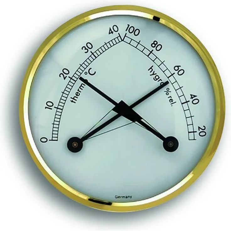 TFA 45.2006 Thermo-Hygrometer gold/weiß, FS-TFA