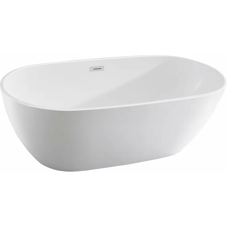 DOURO Freistehende Badewanne 180x80 cm, weiß