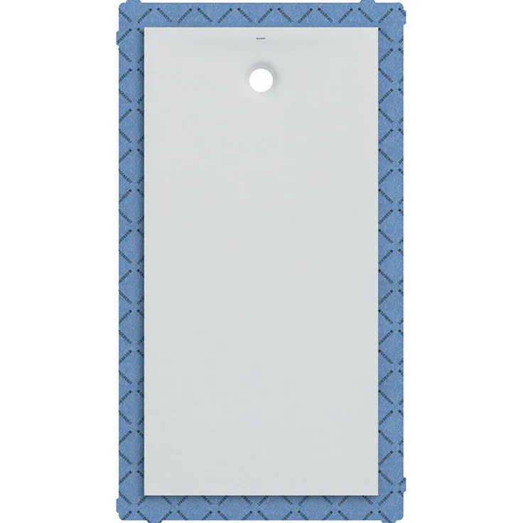 Geberit Rechteckduschwanne Olona 90x180 cm, Höhe 4 cm, Ablauf hinten mittig, weiß- matt - 550.940.00.1