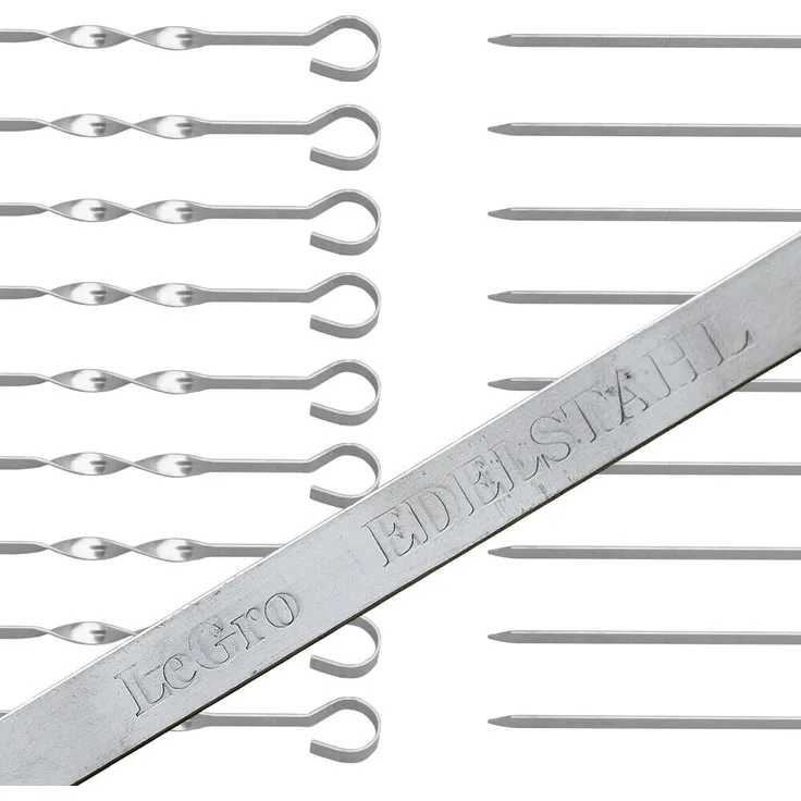 Schaschlik Spieße 50er Pack Schampura 60cm Edelstahl 1.5 mm Mangal