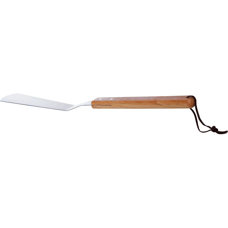Allgrill Pizzawender Spachtel aus Edelstahl mit Holzgriff 46,5 cm