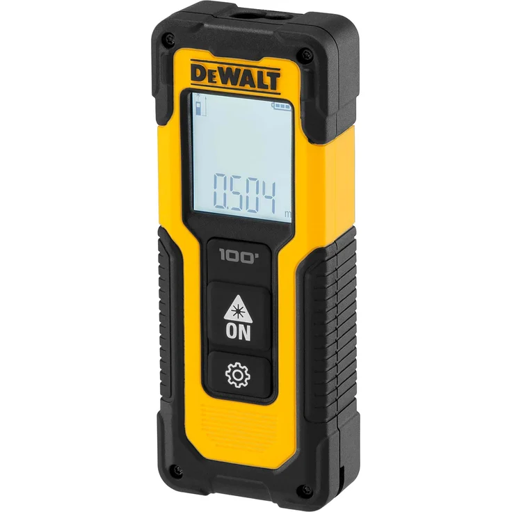 DeWALT Entfernungsmesser DWHT77100-XJ, Distanzmesser, Abstandsmesser, bis zu 30m, Kompakte Bauform – Bild 1