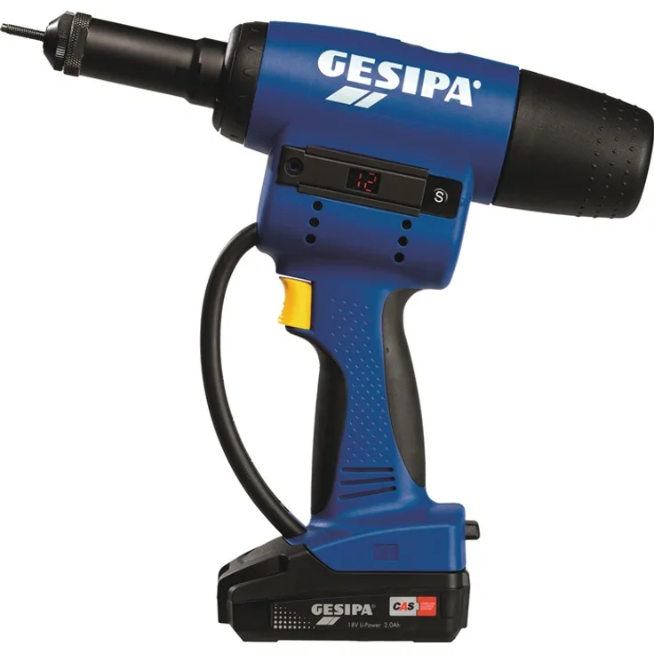 GESIPA Akkublindnietmutternsetzgerät FireBird Pro 10-tlg.15000N L-Boxx