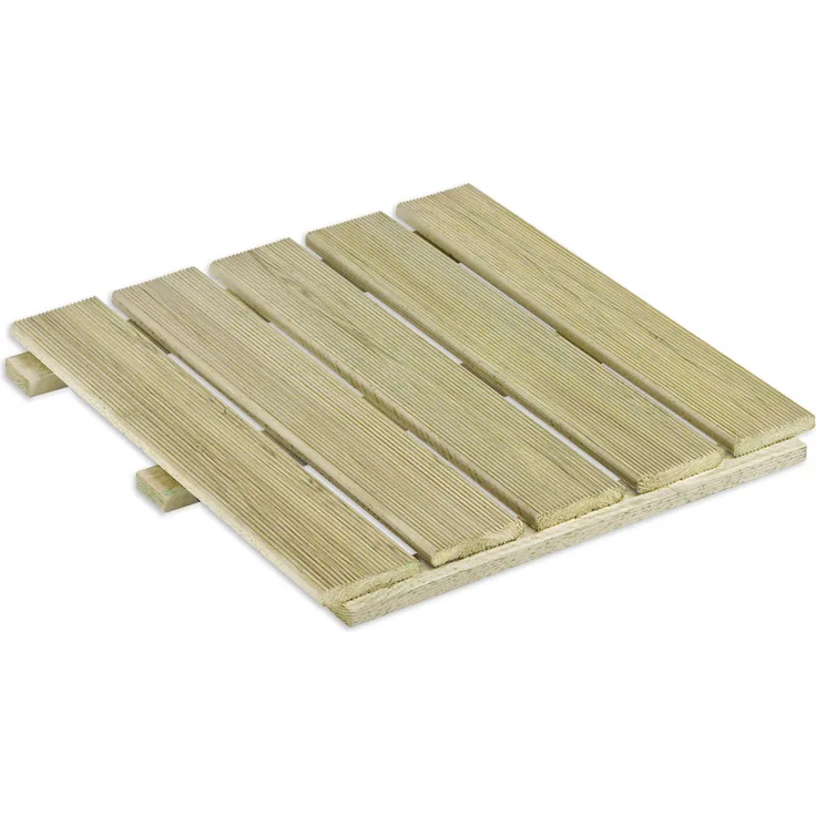 WOODTEX Terrassenfliese Nadelholz-Fliese KDI