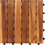 WOODTEX Terrassenfliese Akazie NATUR-geölt 4251288876368