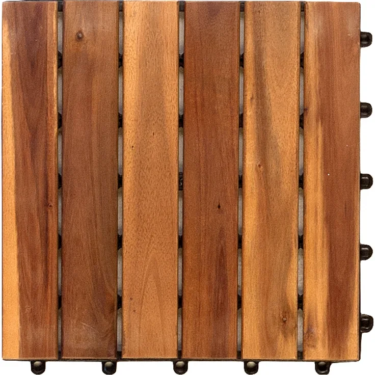 WOODTEX Terrassenfliese Akazie NATUR-geölt 4251288876368
