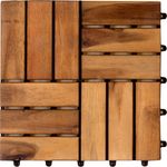 WOODTEX Terrassenfliese Akazie NATUR-geölt 4251288876375