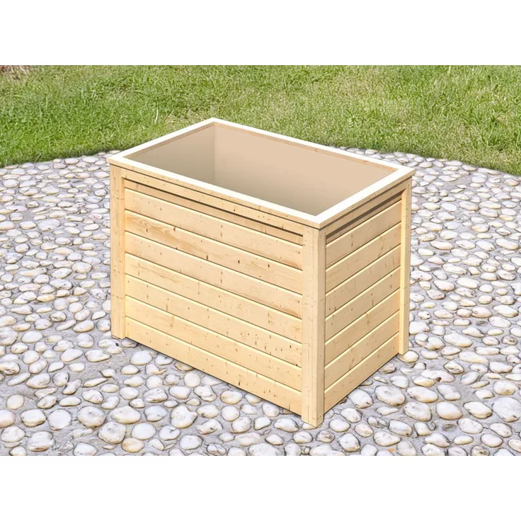 KARIBU Hochbeet 0 19 mm naturbelassen