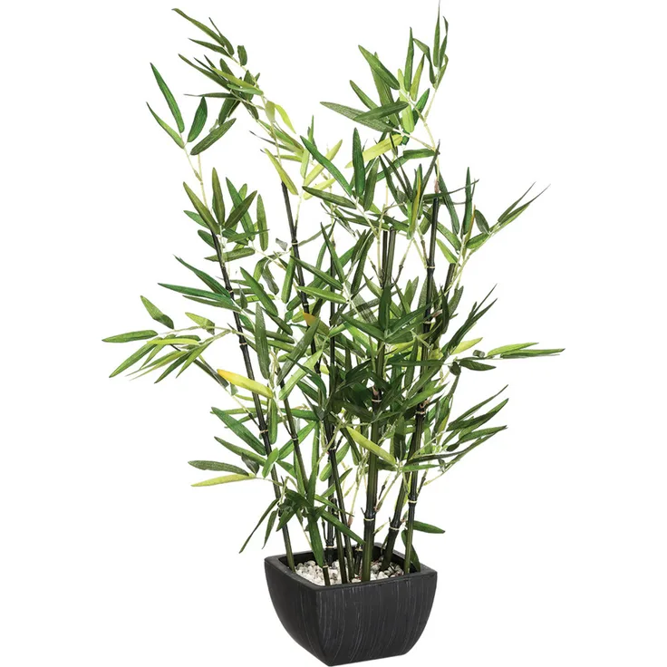 Künstlicher Bambus, universelle Dekoration in einem schönen Topf